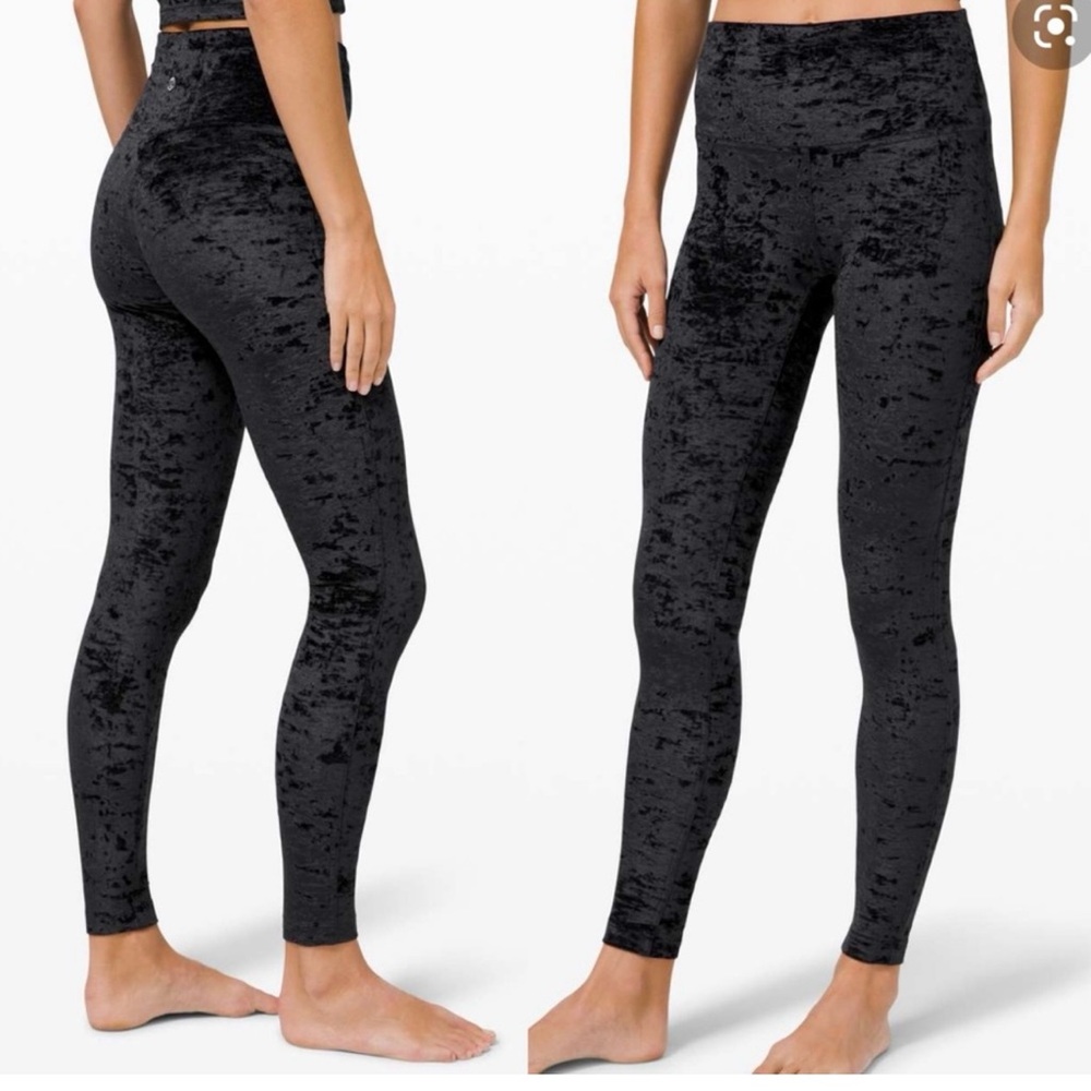 Lululemon Wunder Lounge High-Rise Tight 28" *Velvet
black! EUC